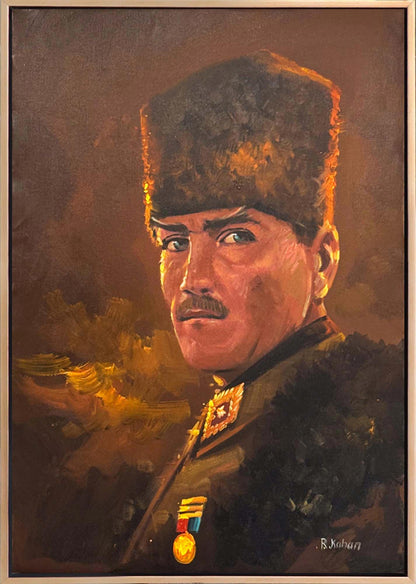 Atatürk'ün Potresi Yağlı Boya Tablosu Simurg Sanatevi