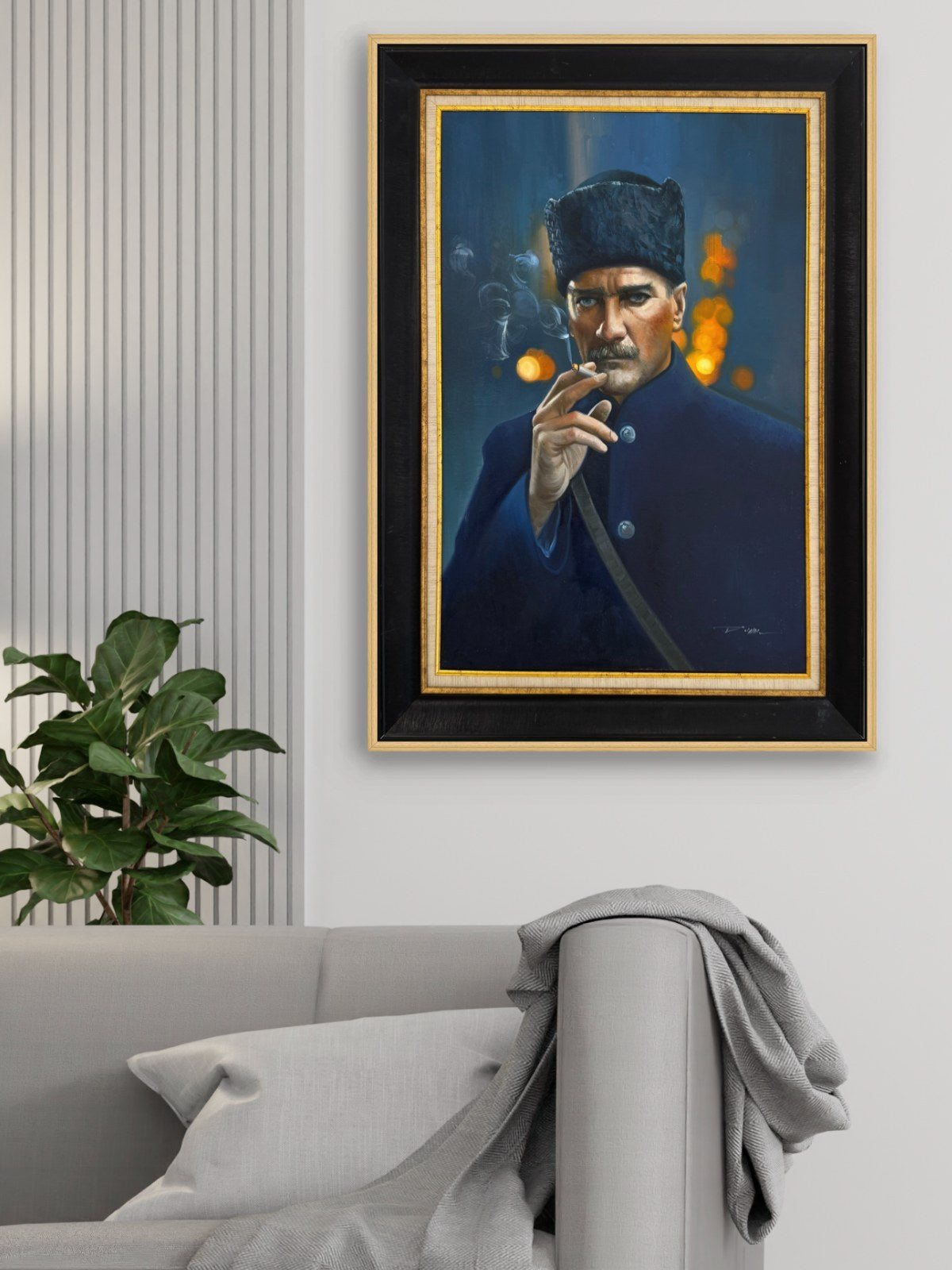 Liderin Asaleti Yağlı Boya Tablosu Simurg Sanatevi