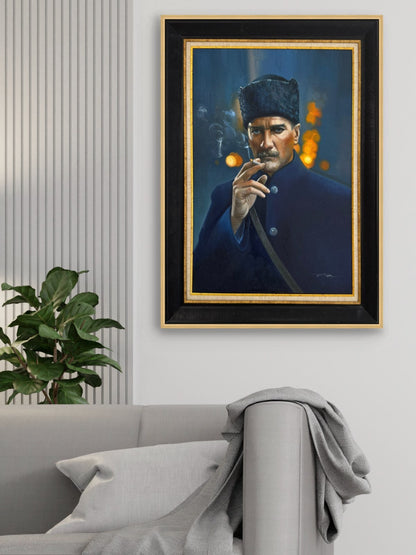Liderin Asaleti Yağlı Boya Tablosu Simurg Sanatevi