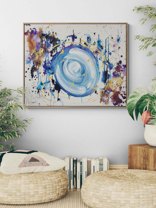 Sonsuz Yörünge Yağlı Boya Tablosu Simurg Sanatevi