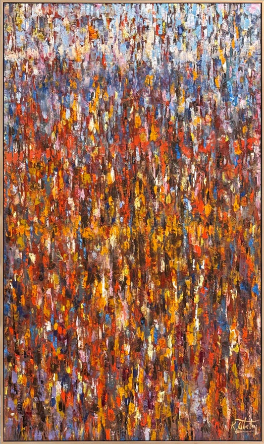 Işık Yağmuru Yağlı Boya Tablosu Simurg Sanatevi