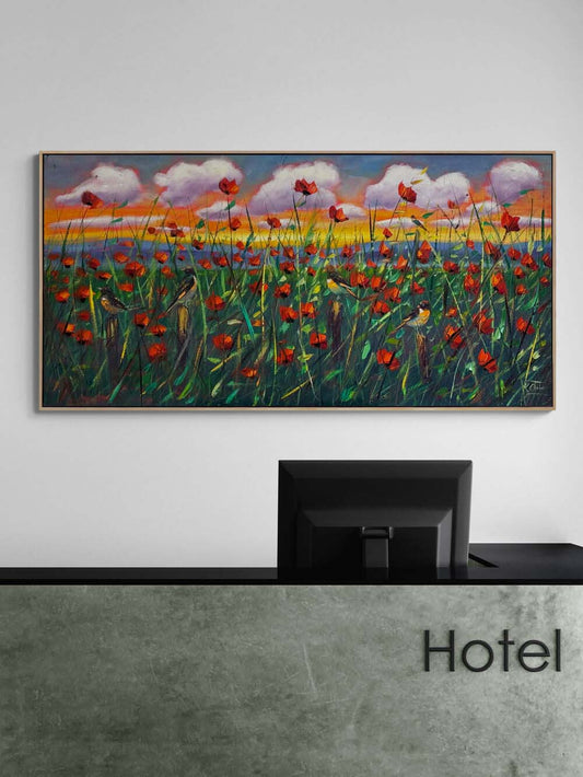 Geceyle Gündüz Arasında Yağlı Boya Tablosu Simurg Sanatevi