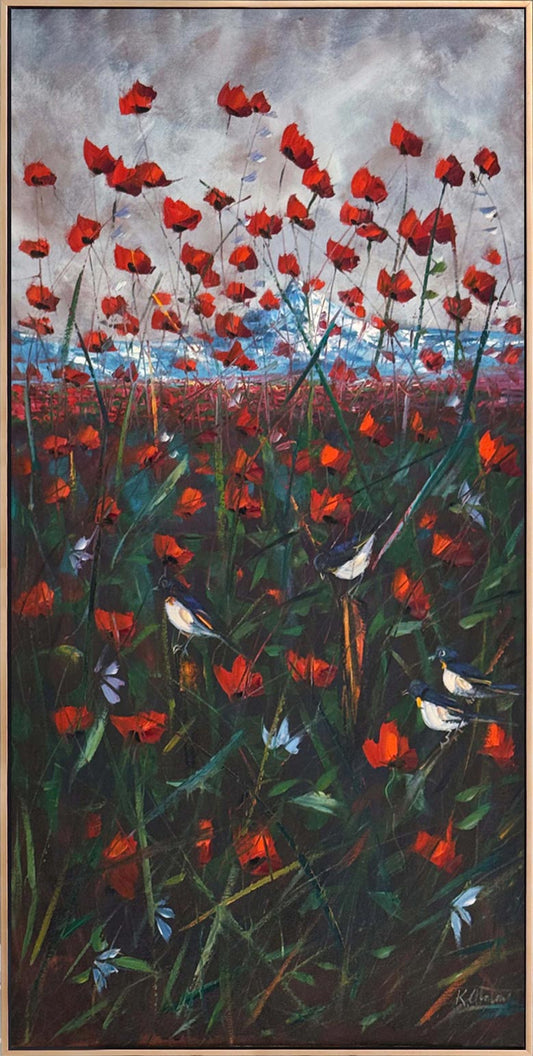 Yabani Bahçenin Bekçileri Yağlı Boya Tablosu Simurg Sanatevi