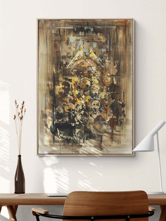 Kadim Sessizlik Yağlı Boya Tablosu Simurg Sanatevi