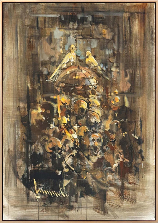 Kadim Sessizlik Yağlı Boya Tablosu Simurg Sanatevi