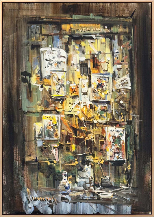 Yankıların Üstünde Yağlı Boya Tablosu Simurg Sanatevi