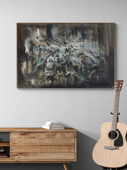 Olmayan Anlar Yağlı Boya Tablosu Simurg Sanatevi