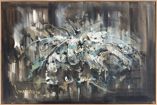 Olmayan Anlar Yağlı Boya Tablosu Simurg Sanatevi