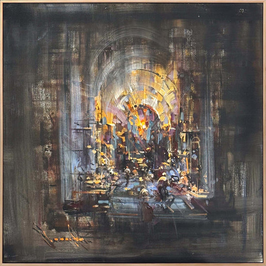 Zihinsel Sessizlik Yağlı Boya Tablosu Simurg Sanatevi