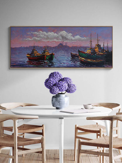 Sarayburnu’na Karşı Yağlı Boya Tablosu Simurg Sanatevi