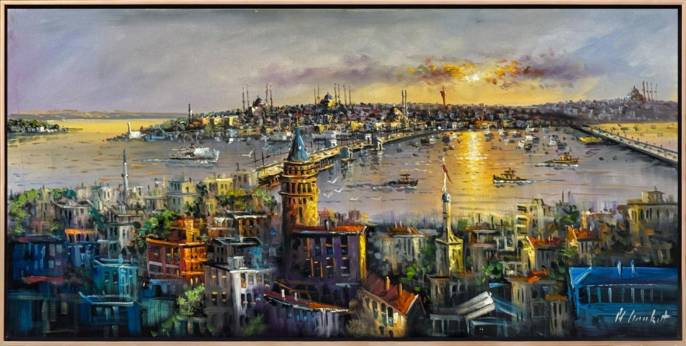 Boğazın Tanıkları Yağlı Boya Tablosu Simurg Sanatevi