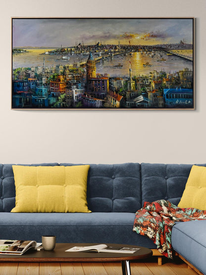 Boğazın Tanıkları Yağlı Boya Tablosu Simurg Sanatevi