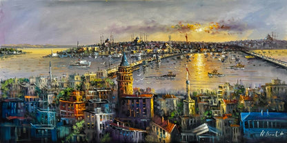 Boğazın Tanıkları Yağlı Boya Tablosu Simurg Sanatevi
