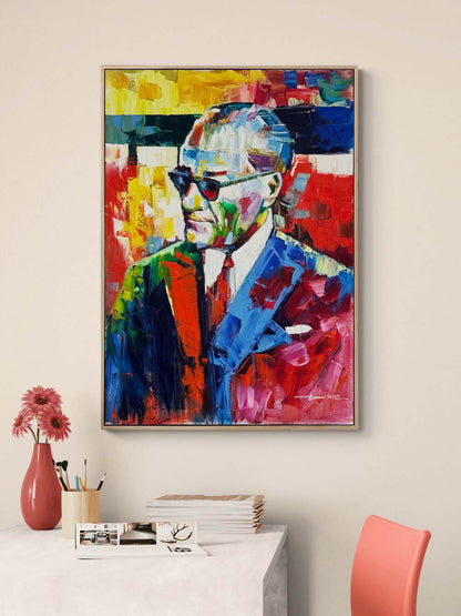 Mustafa Kemal Vizyonu Yağlı Boya Tablosu Simurg Sanatevi