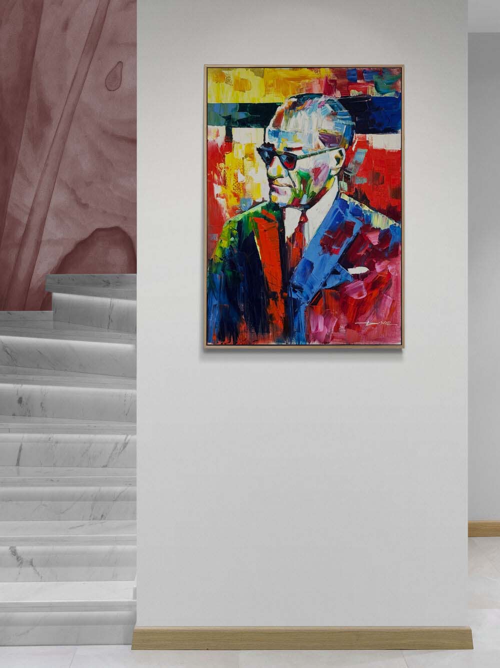 Mustafa Kemal Vizyonu Yağlı Boya Tablosu Simurg Sanatevi