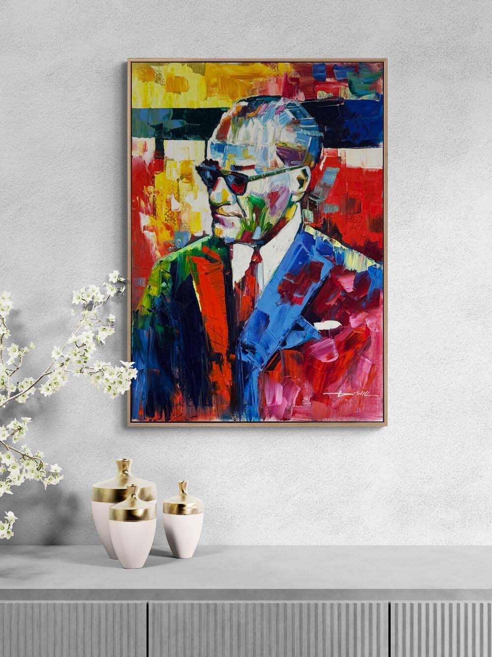 Çağdaş Hafıza Atatürk Yağlı Boya Tablosu Simurg Sanatevi
