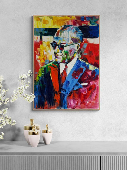 Çağdaş Hafıza Atatürk Yağlı Boya Tablosu Simurg Sanatevi