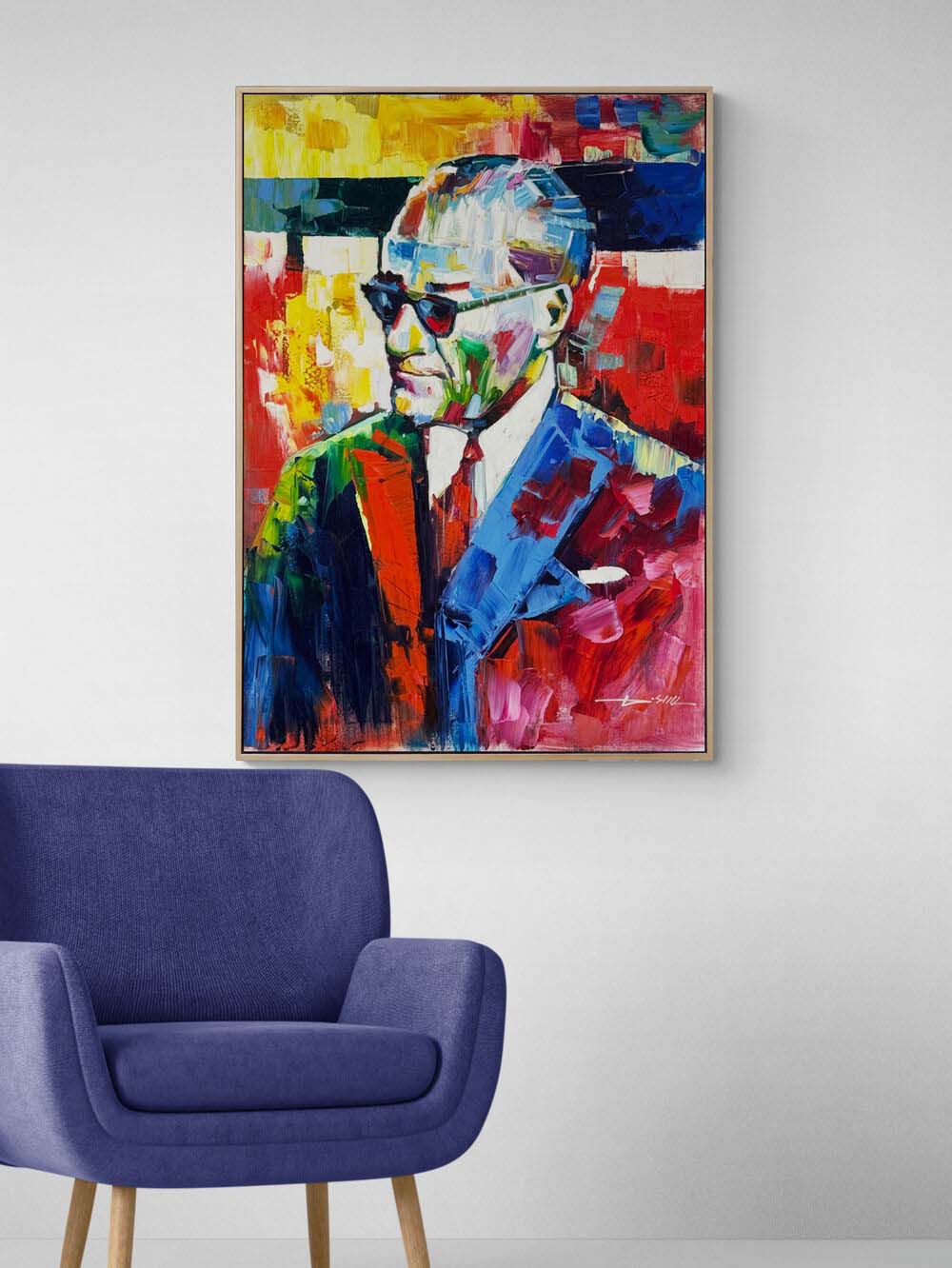 Çağdaş Hafıza Atatürk Yağlı Boya Tablosu Simurg Sanatevi
