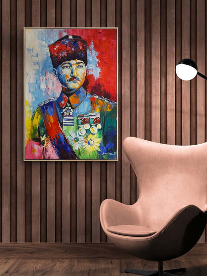 Mustafa Kemal ile Yüzyıl Yağlı Boya Tablosu