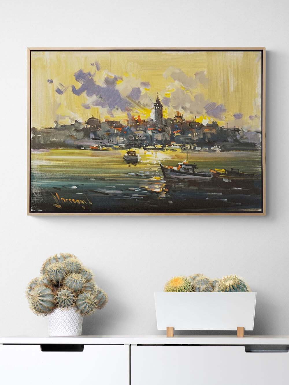 Ebedi İstanbul Yağlı Boya Tablosu