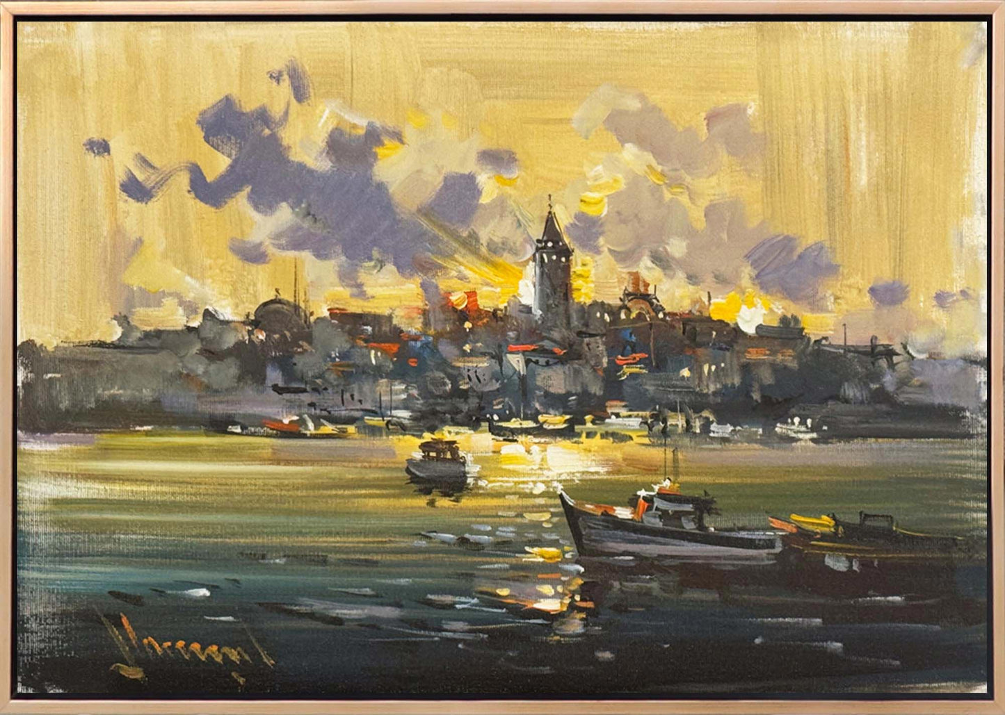 Ebedi İstanbul Yağlı Boya Tablosu