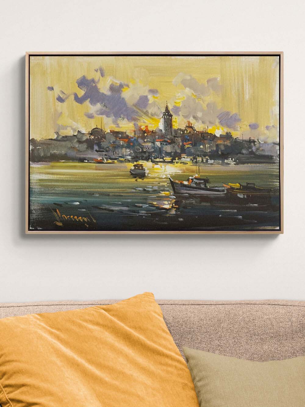 Ebedi İstanbul Yağlı Boya Tablosu