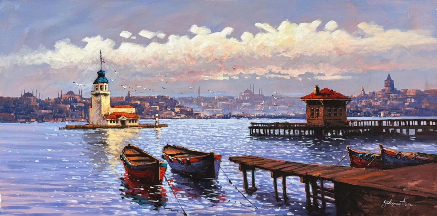 Salacak Açıklarında Yağlı Boya Tablosu