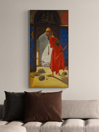 Osman Hamdi Bey'e Saygı Yağlı Boya Tablosu