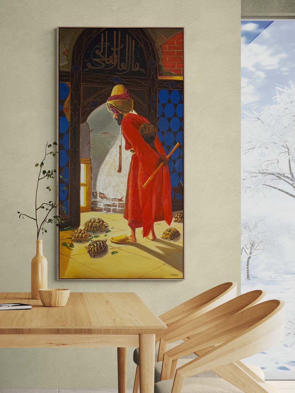 Osman Hamdi Bey'e Saygı Yağlı Boya Tablosu