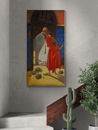 Osman Hamdi Bey'e Saygı Yağlı Boya Tablosu