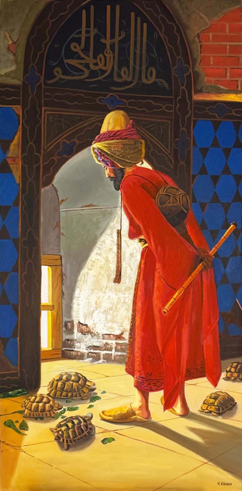 Osman Hamdi Bey'e Saygı Yağlı Boya Tablosu