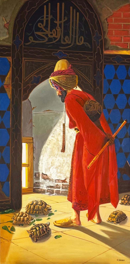 Osman Hamdi Bey'e Saygı Yağlı Boya Tablosu