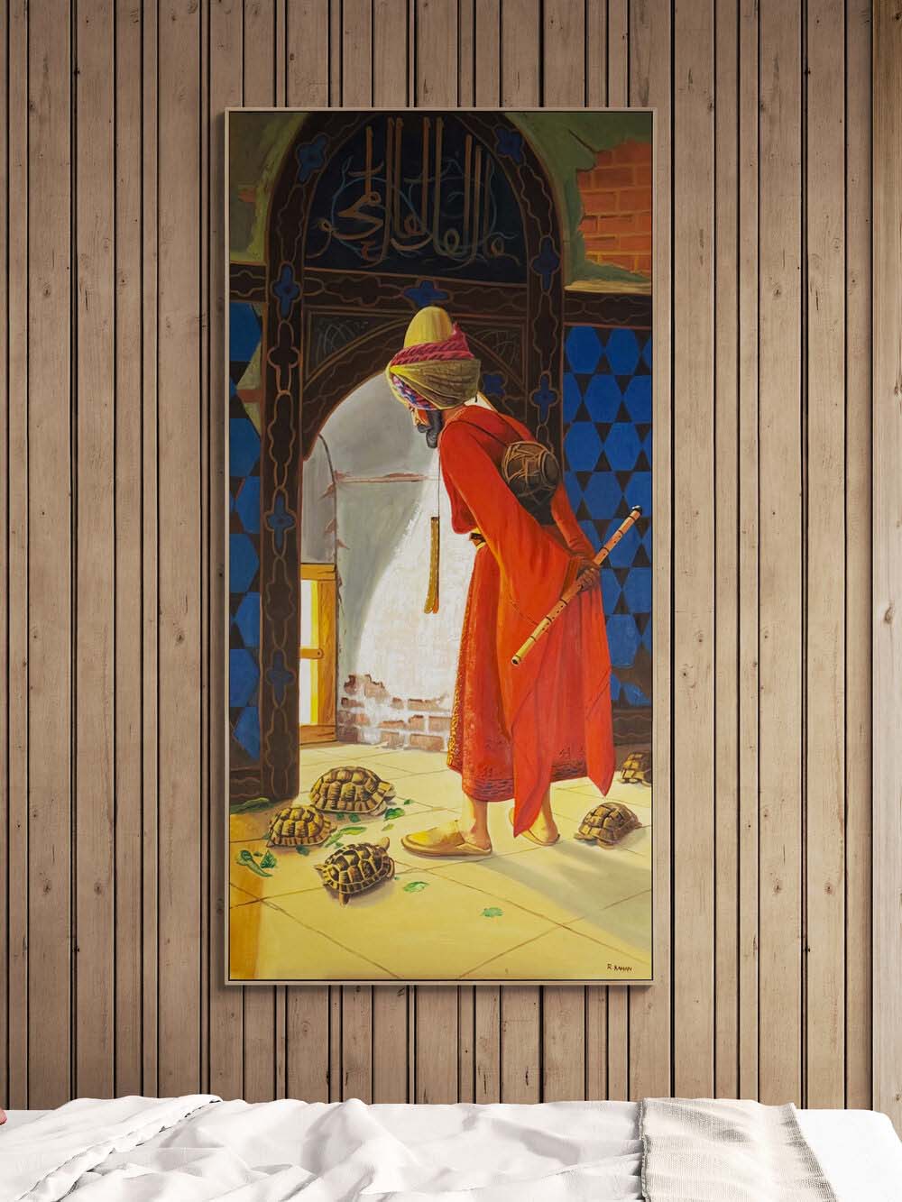 Sabrın Dervişi Yağlı Boya Tablosu