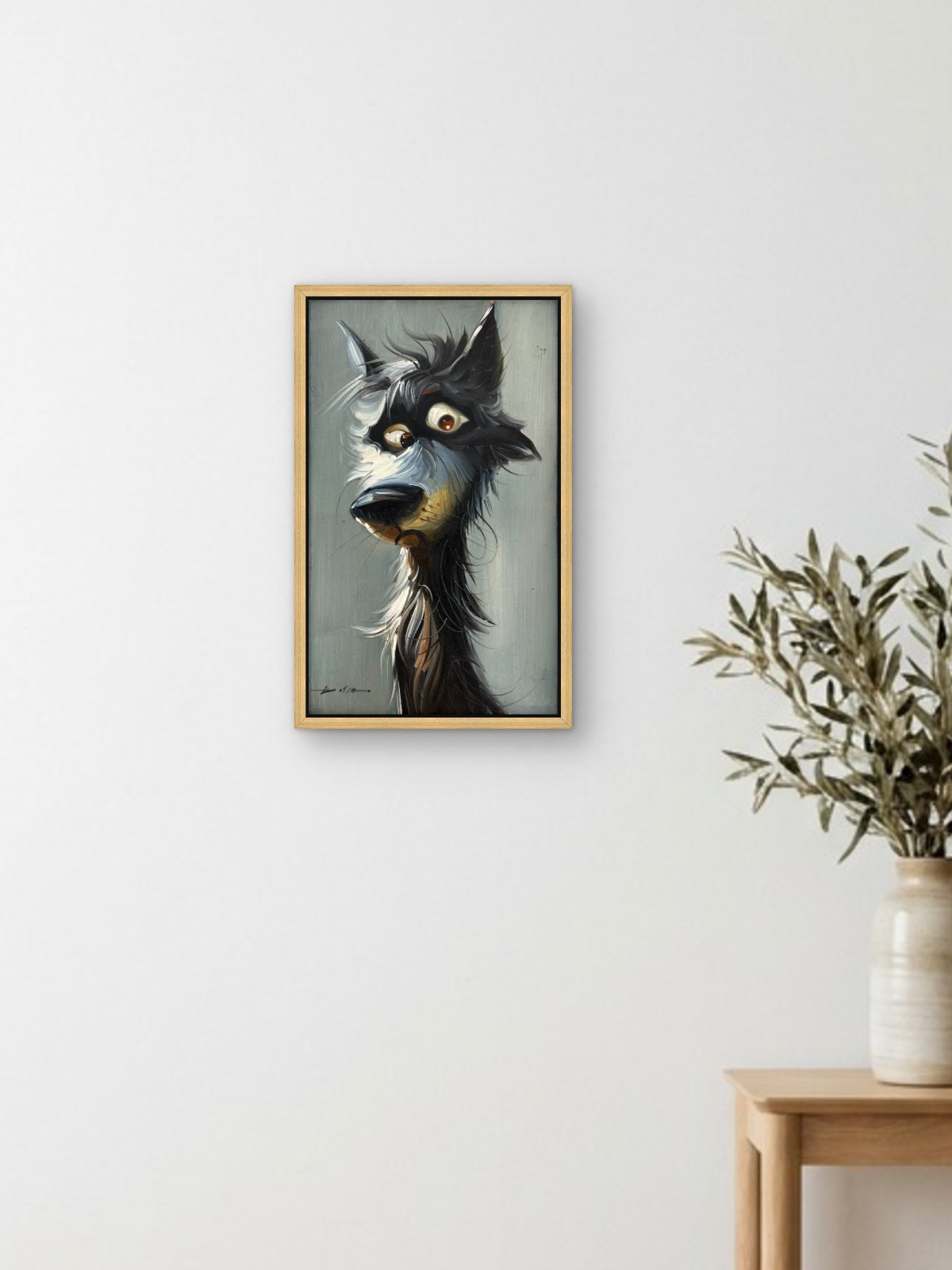 Uyanık Bakış Yağlı Boya Tablosu Simurg Sanatevi