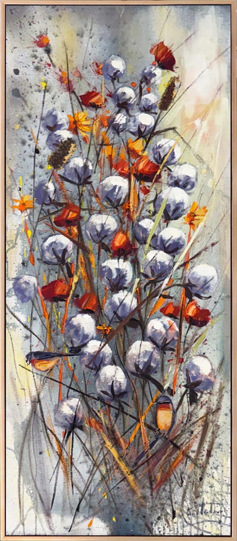 Gölge ve Pamuk Yağlı Boya Tablosu Simurg Sanatevi