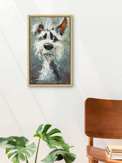 Üzgün Köpek Yağlı Boya Tablosu Simurg Sanatevi