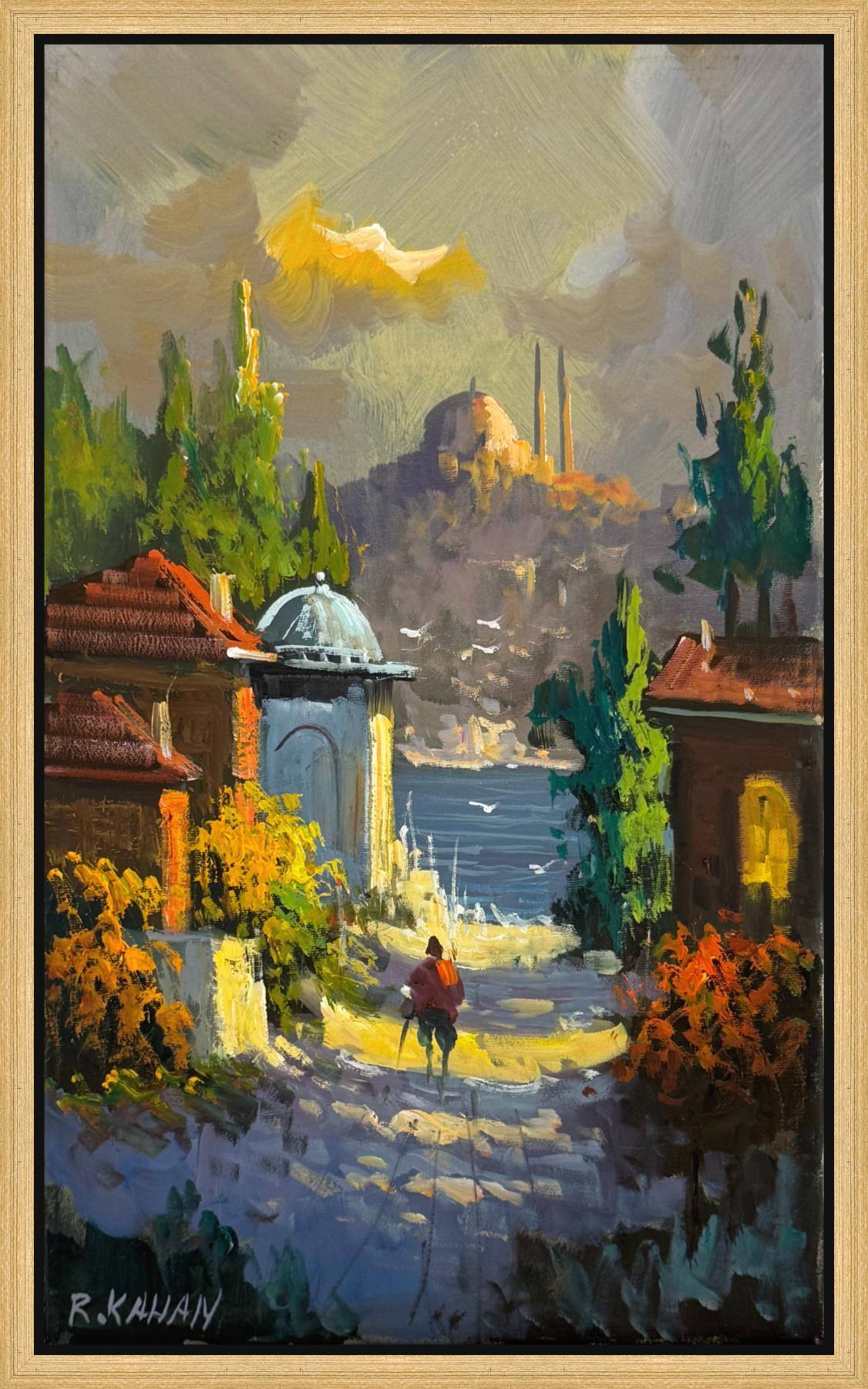 Kadim Şehrin Sokağı Yağlı Boya Tablosu Simurg Sanatevi