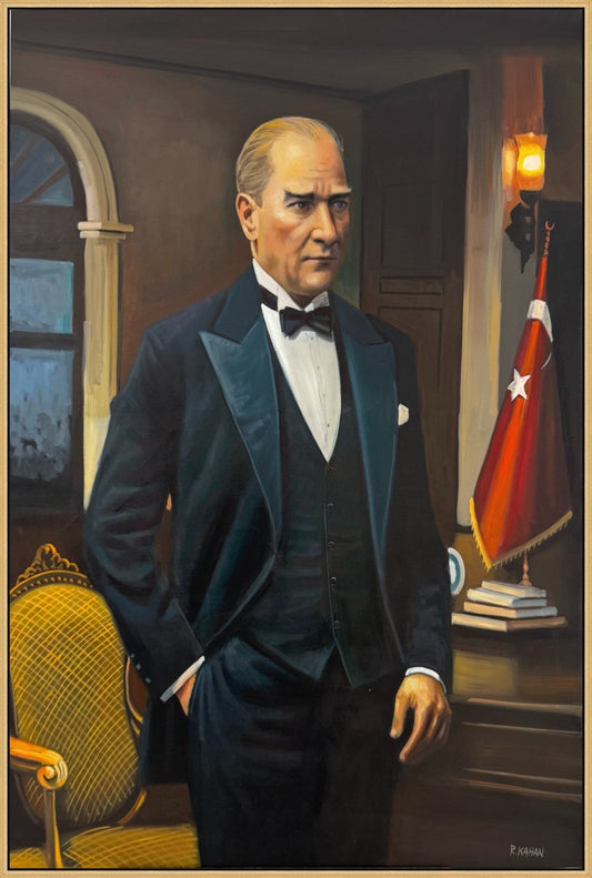 Gazi’nin Odası Yağlı Boya Tablosu Simurg Sanatevi