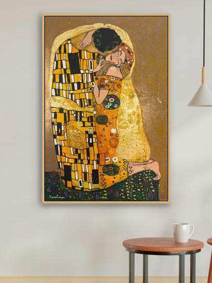 Eril ve Dişil Geometri Yağlı Boya Tablosu Simurg Sanatevi