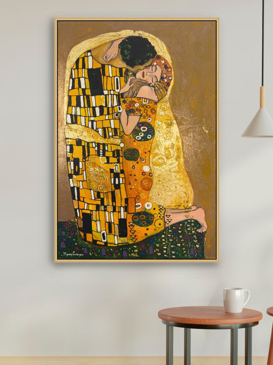 Eril ve Dişil Geometri Yağlı Boya Tablosu Simurg Sanatevi