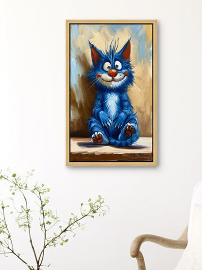 Şaşkın Pati Yağlı Boya Tablosu Simurg Sanatevi