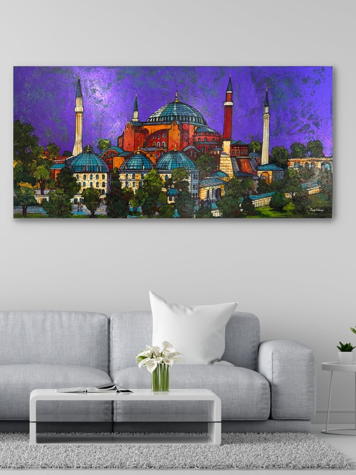 Ayasofya Yağlı Boya Tablosu Simurg Sanatevi