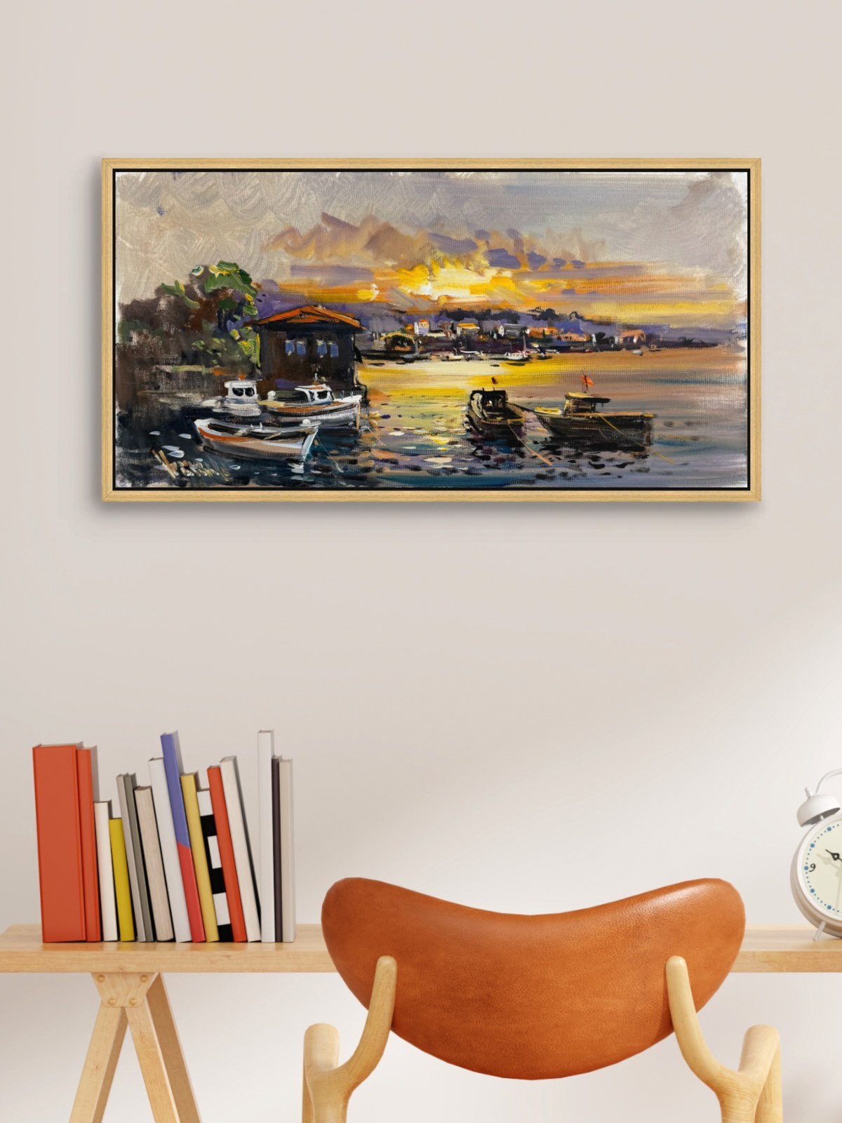 Akşam Huzuru Yağlı Boya Tablosu Simurg Sanatevi