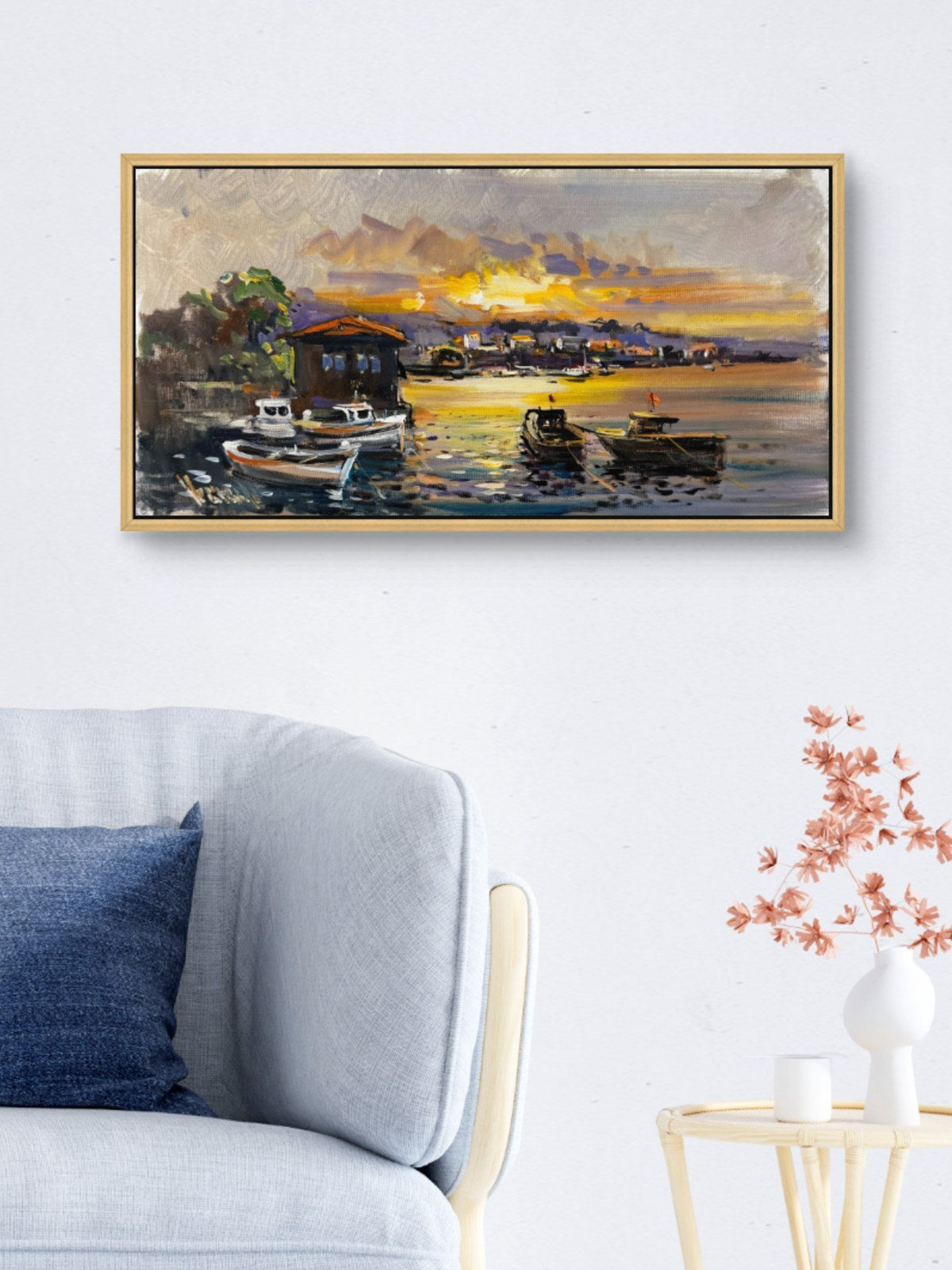 Akşam Huzuru Yağlı Boya Tablosu Simurg Sanatevi
