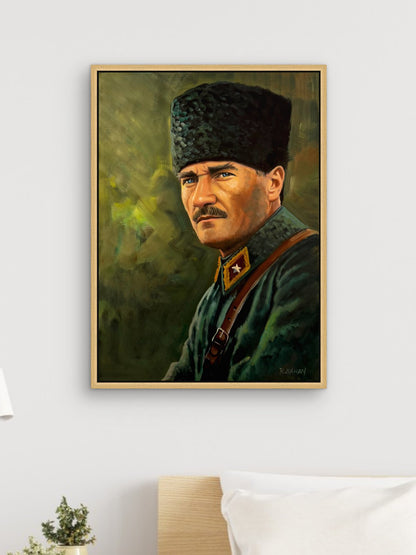 Sert Bakış Yağlı Boya Tablosu Simurg Sanatevi