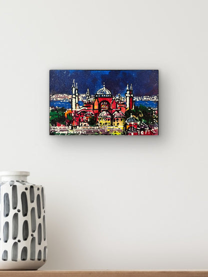 Kutsal Gece Yağlı Boya Tablosu Simurg Sanatevi