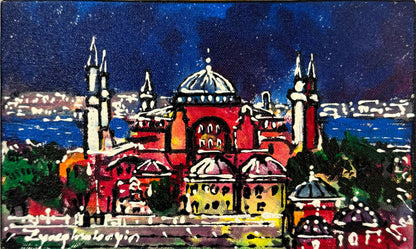 Kutsal Gece Yağlı Boya Tablosu Simurg Sanatevi