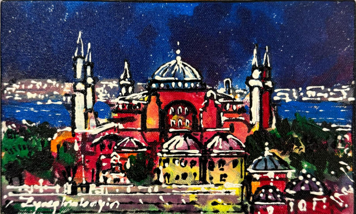 Kutsal Gece Yağlı Boya Tablosu Simurg Sanatevi