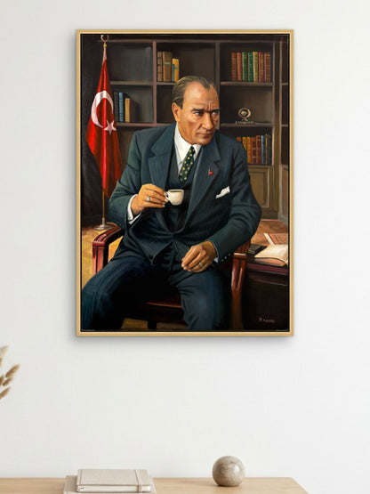 Düşünce Makamı Yağlı Boya Tablosu Simurg Sanatevi