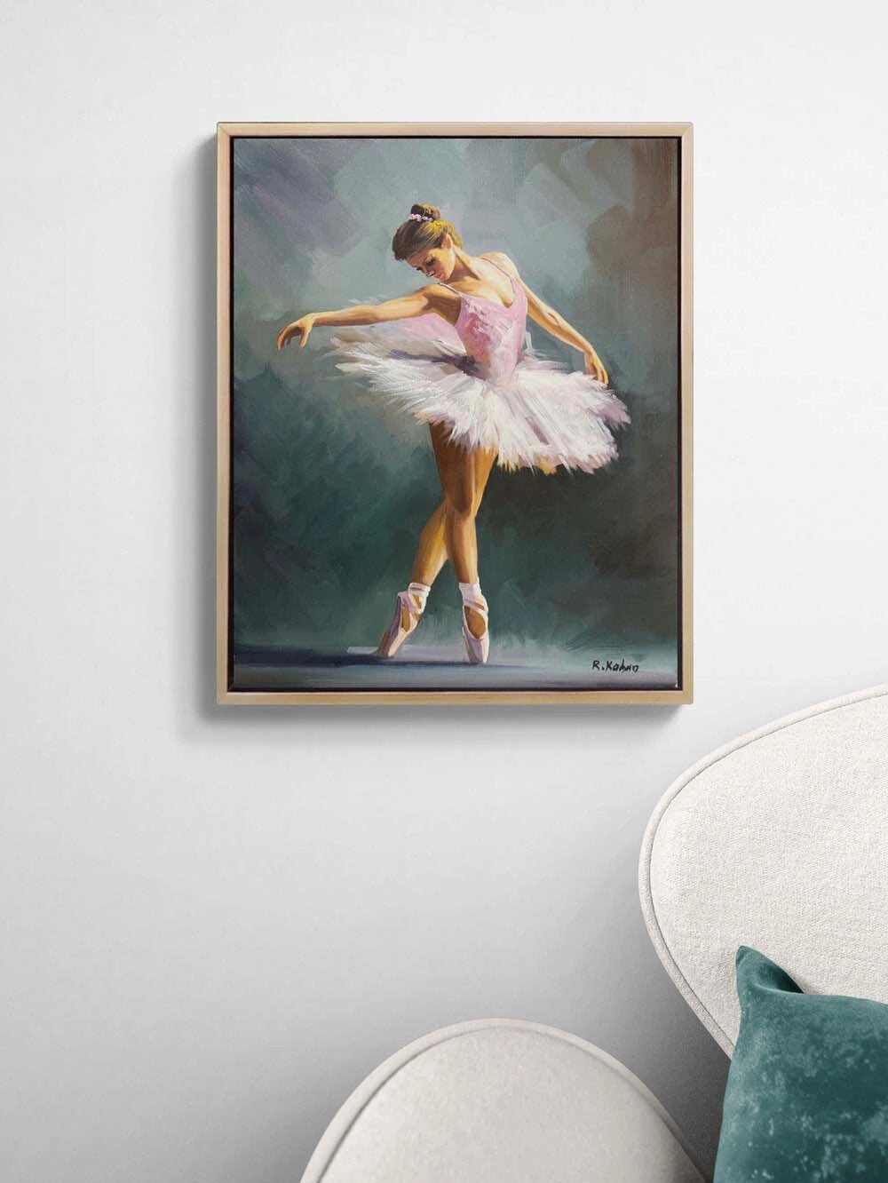 Sessiz Zarafet Yağlı Boya Tablosu